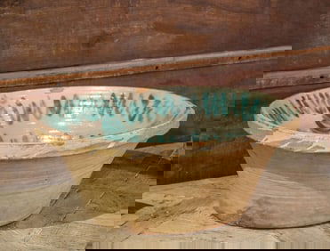 Grand Scale Moroccan Pottery Bowl