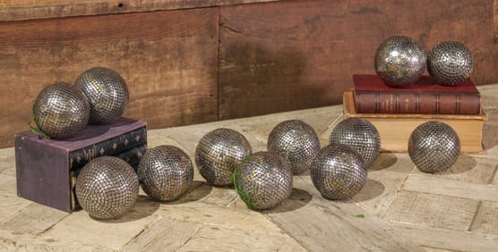 Group of 12 French Petanque Boules