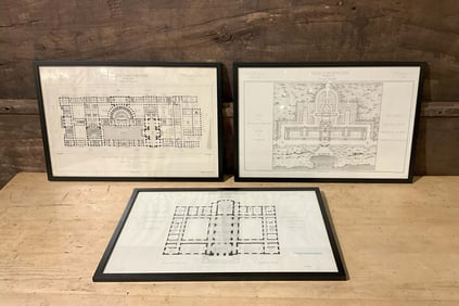 Three French Architectural Prints