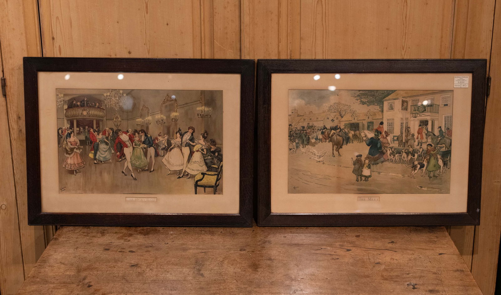 The Hunt Ball & The Meet, Ludovici, Lithographs (1 of 11)