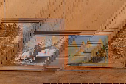 Paris Street Scene & Country Home Paintings