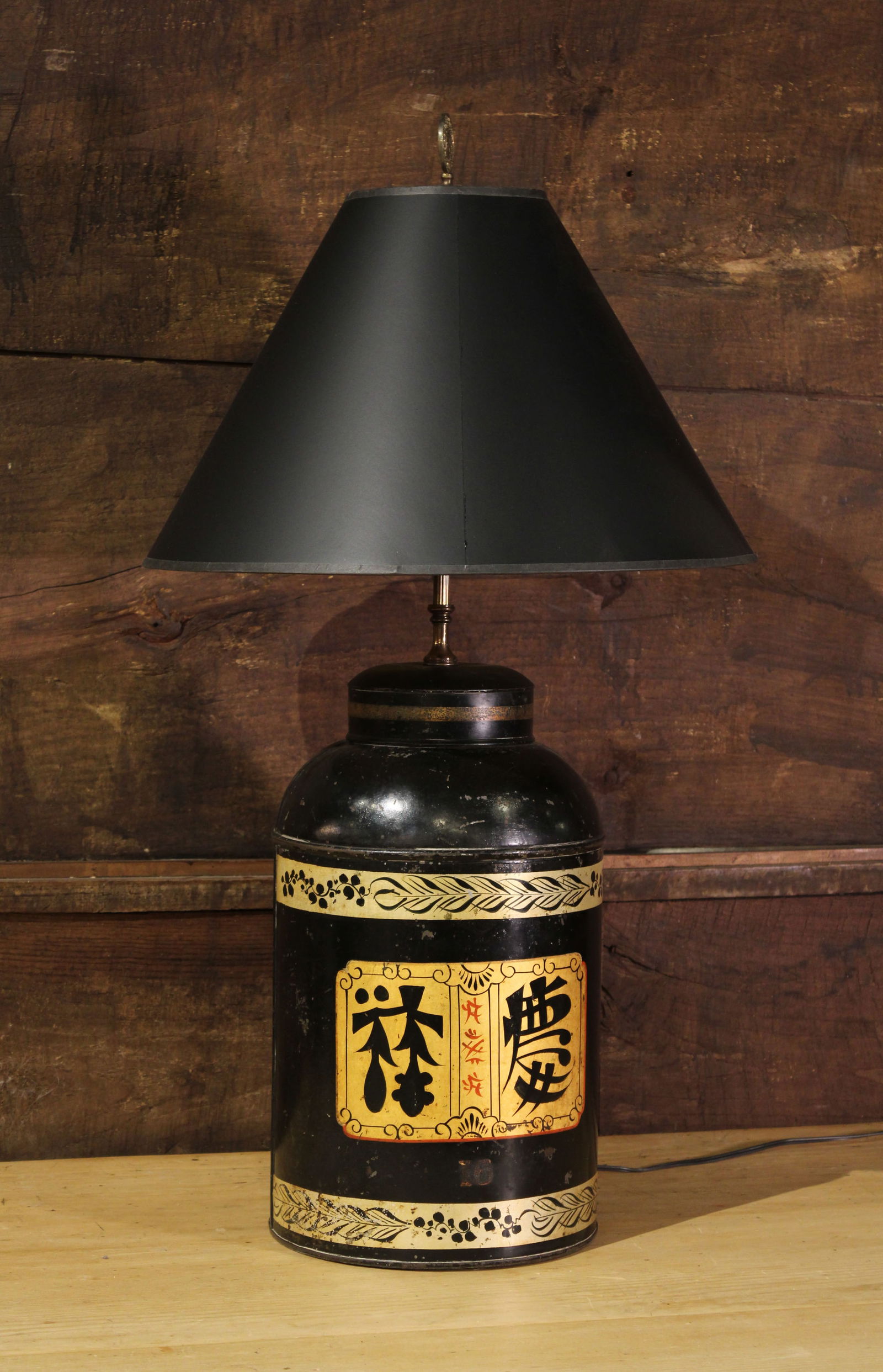 English Import Tea Tin Lamp (1 of 4)