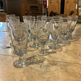 15 Piece Set Of French Goblets