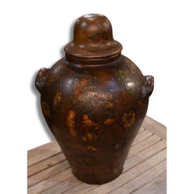 English Stoneware Jar