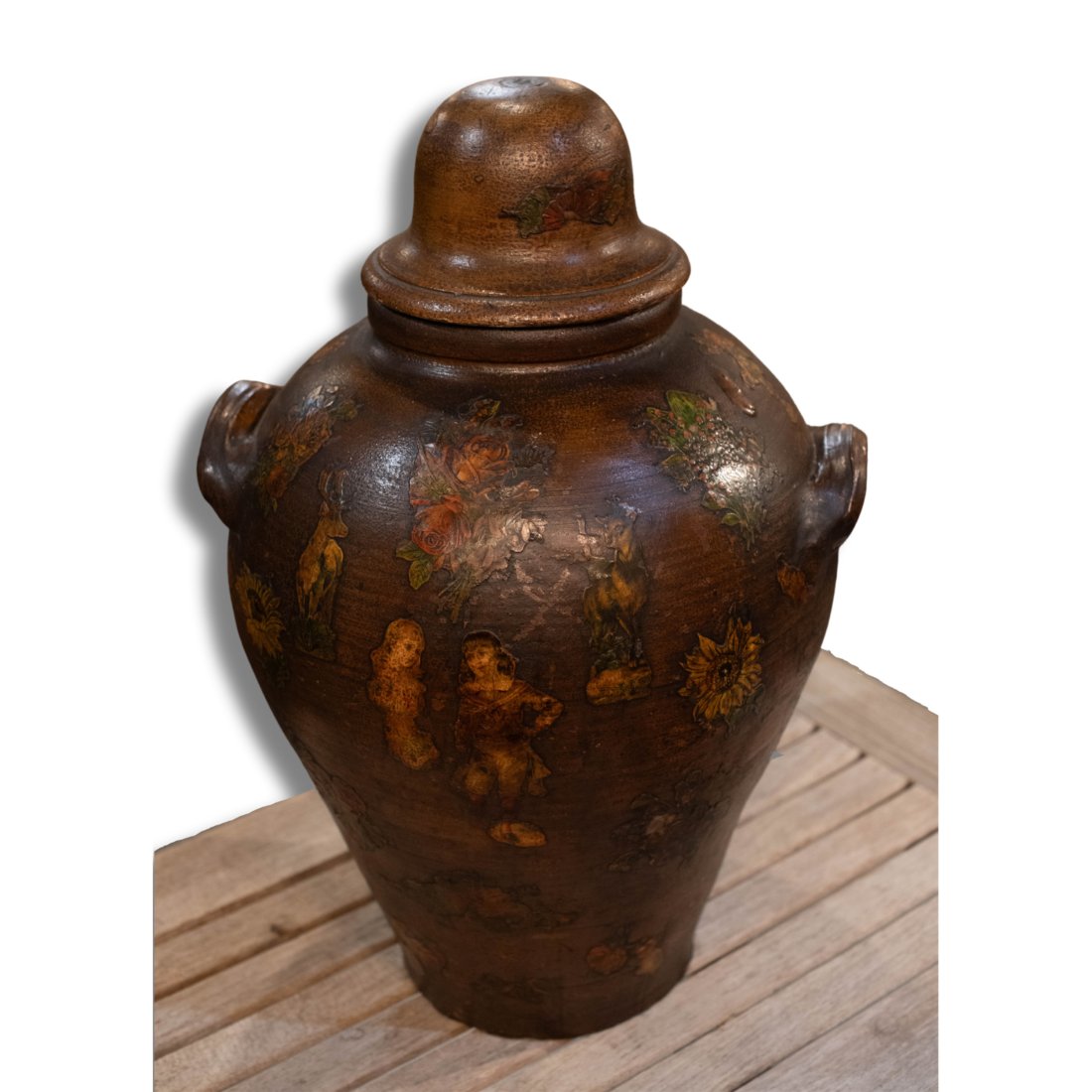 English Stoneware Jar (1 of 6)