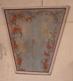 French Hand Painted Carousel Panel