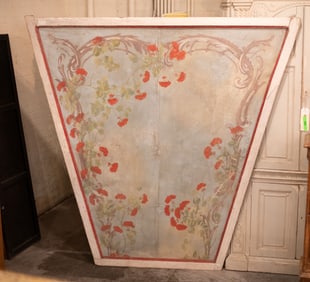 French Hand Painted Carousel Panel