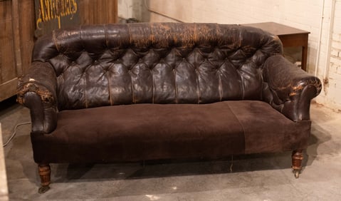 Antique English Chesterfield
