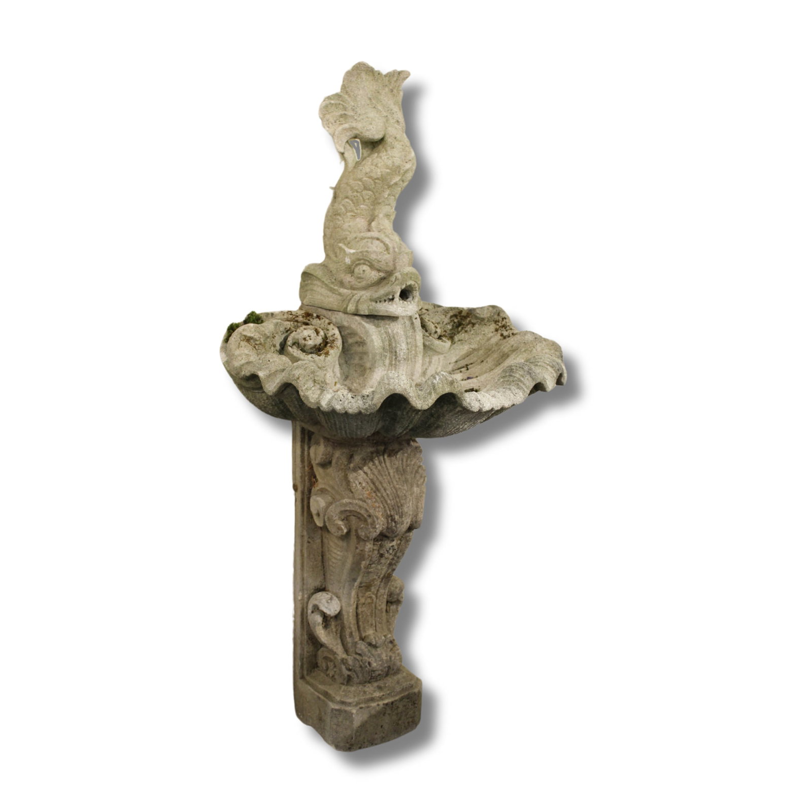 Italian Vincenza Stone Mythical Dolphin Fountain (1 of 6)