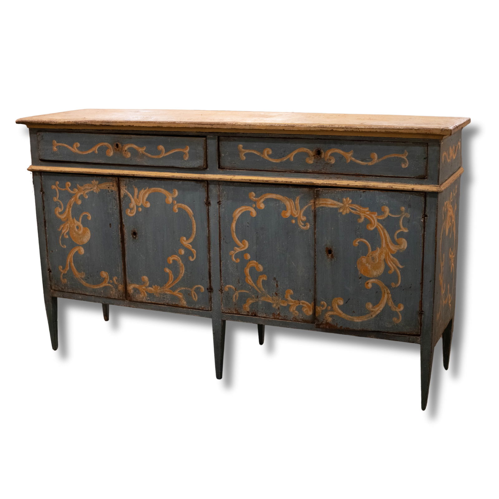 Antique Italian Painted Buffet (1 of 10)