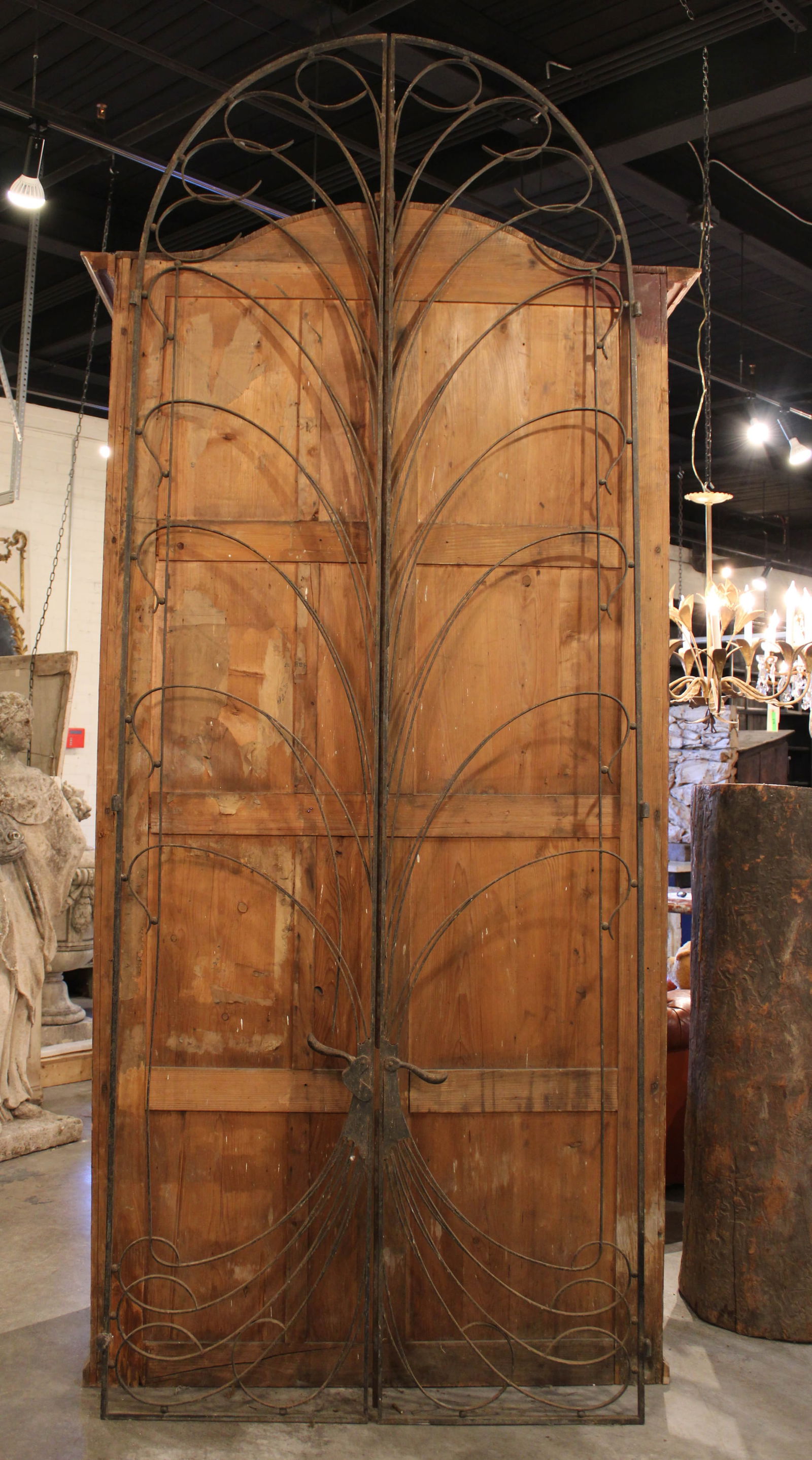 French Wrought Iron Entry Gates, Subes Style (1 of 7)