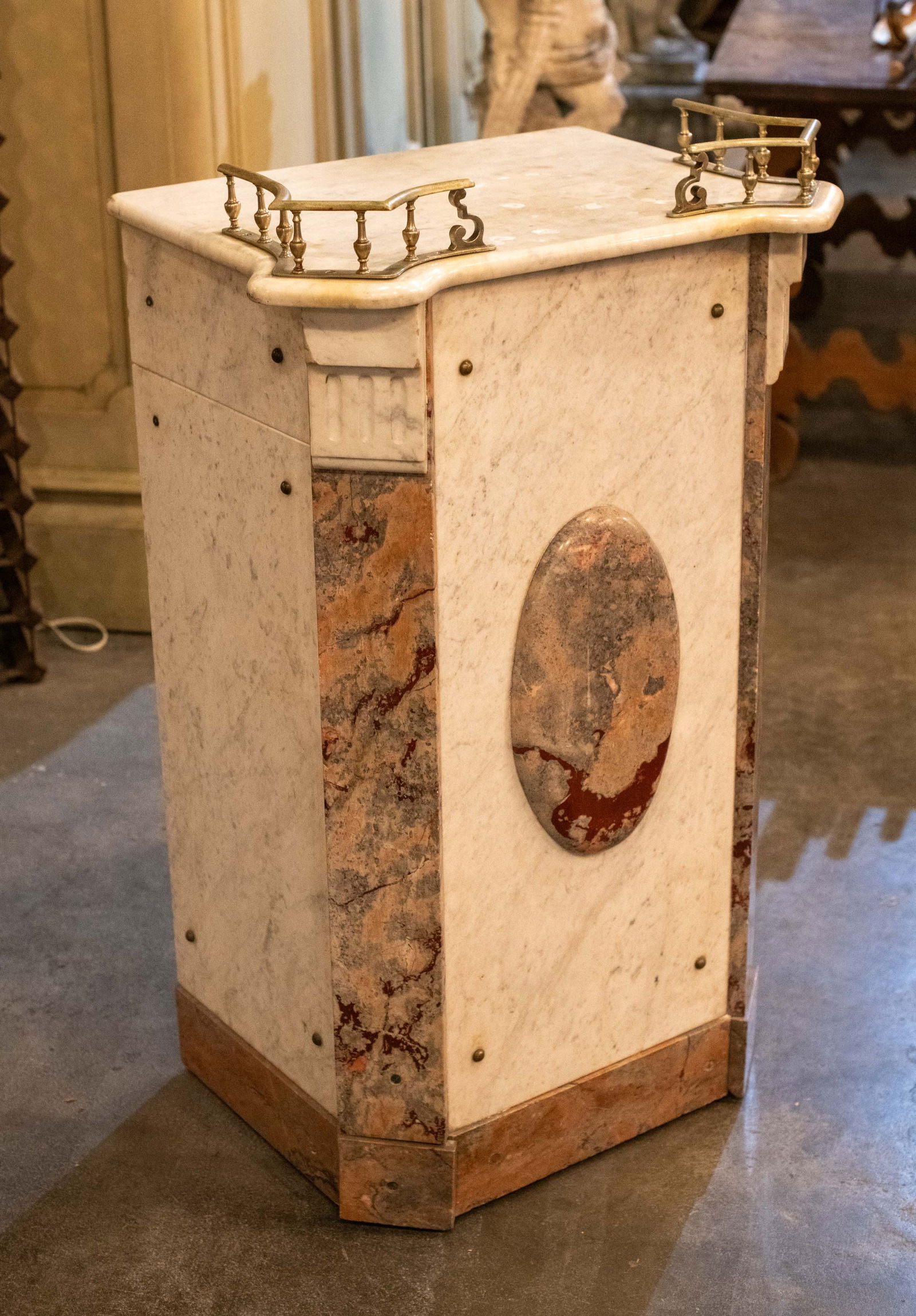 French Marble Maitre d' Stand (1 of 7)