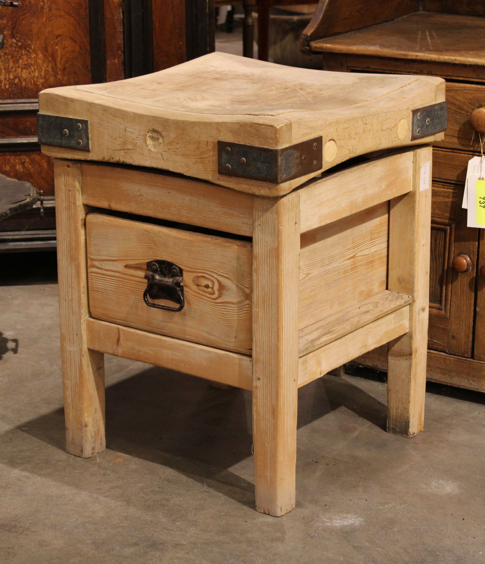 English Pine Butcher Block (1 of 6)