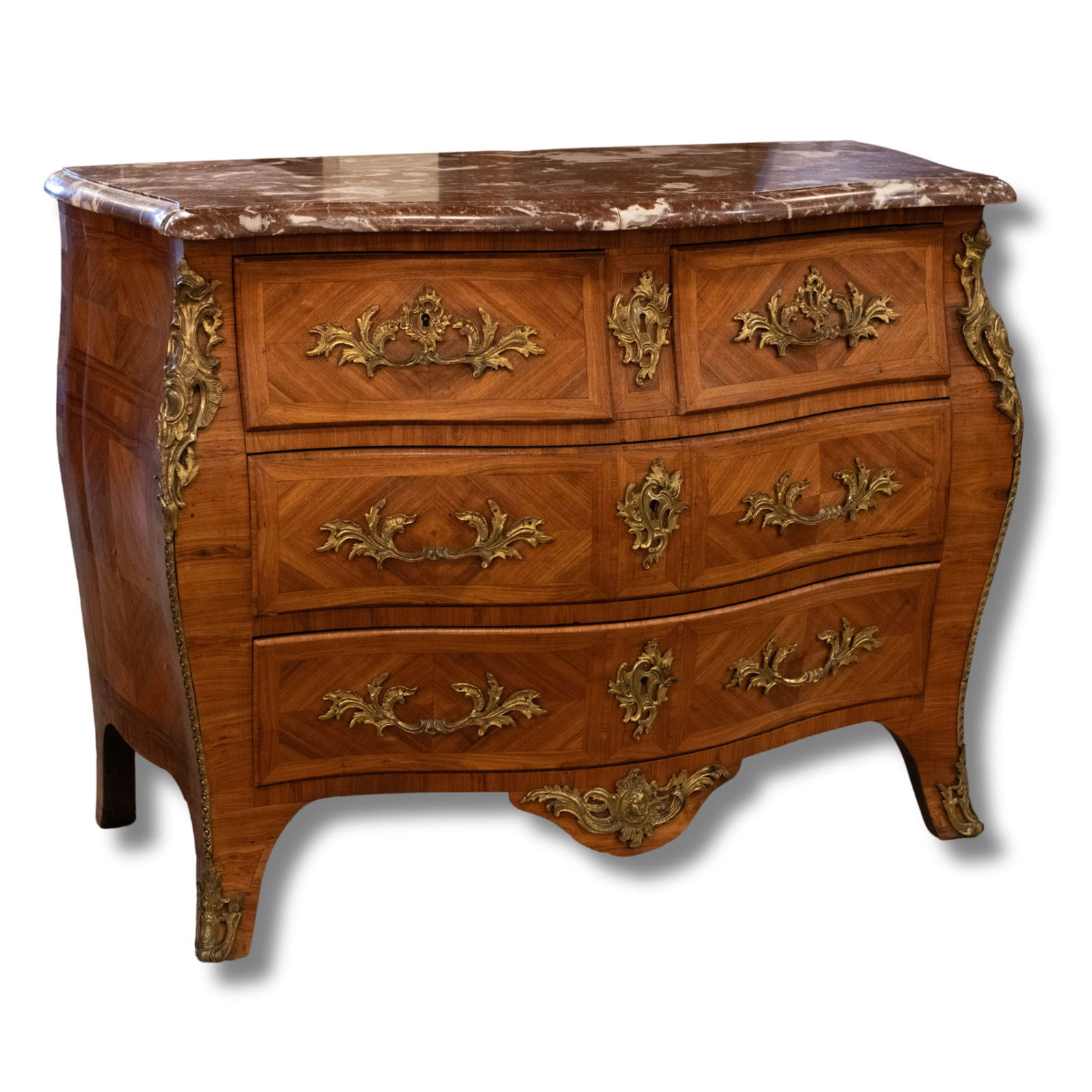 Louis XV Style Kingwood Commode (1 of 11)