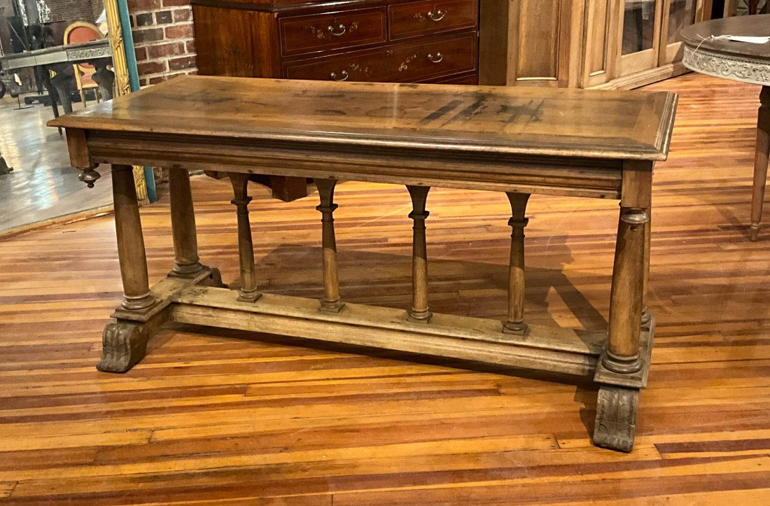 Antique Neo Gothic Center Table (1 of 11)