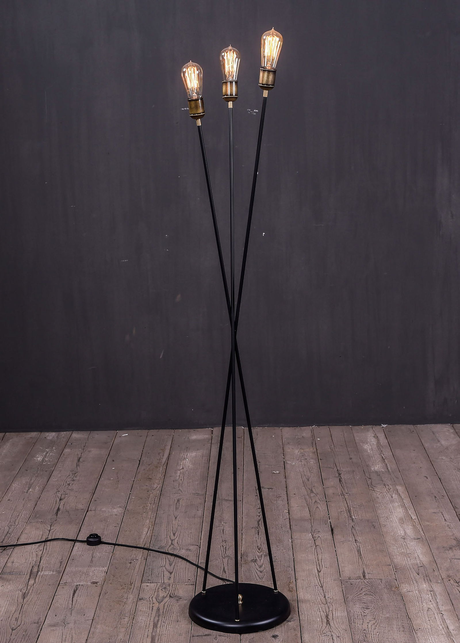 European Modernist 3 Torch Floor Lamp (1 of 5)