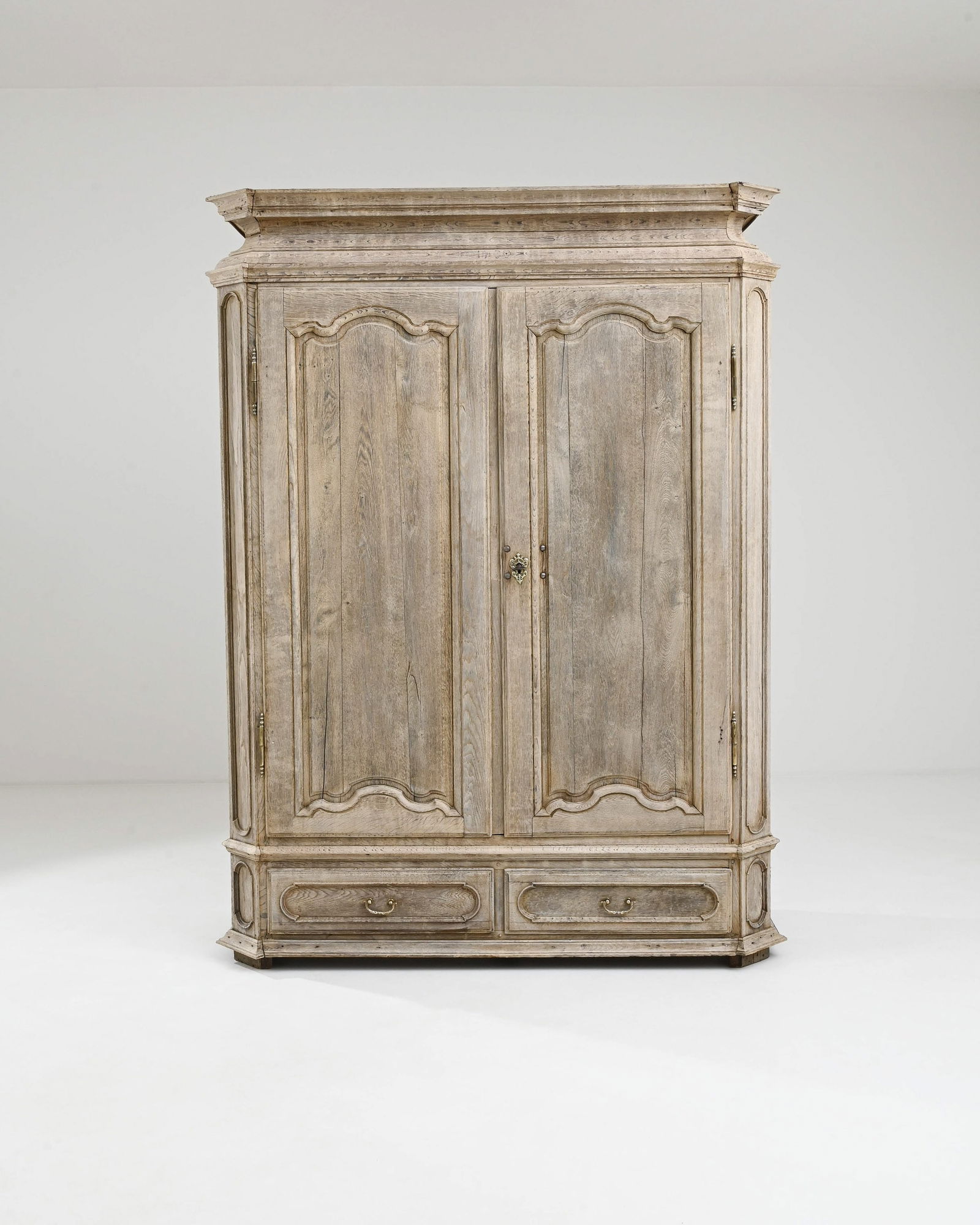 Bleached Antique French Armoire (1 of 9)