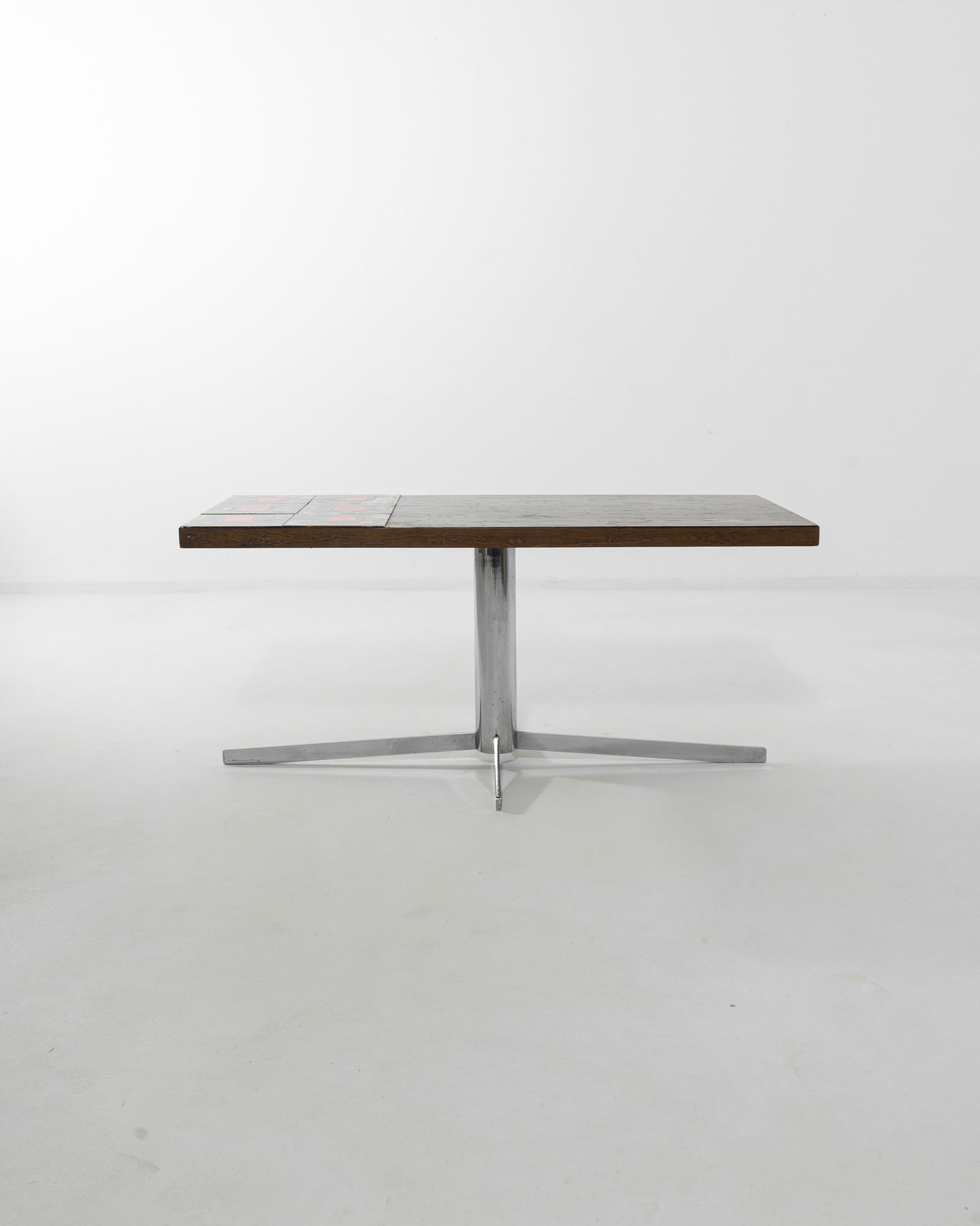 Mid Century French Table With Tile Inlay (1 of 8)