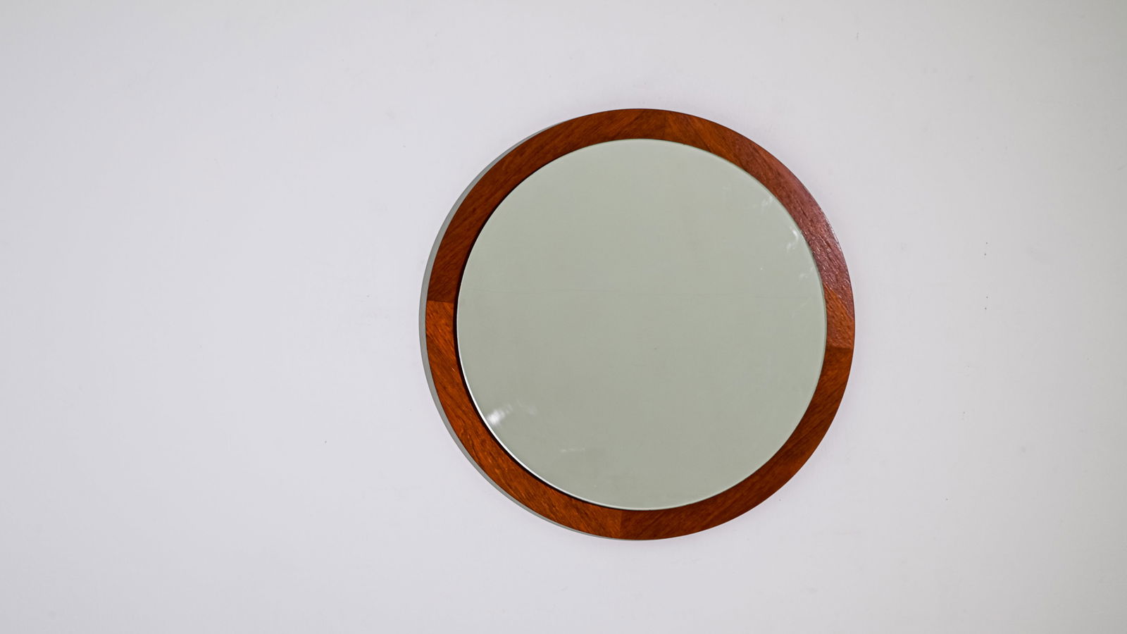 MCM Wood Framed Mirror, Danish (1 of 2)