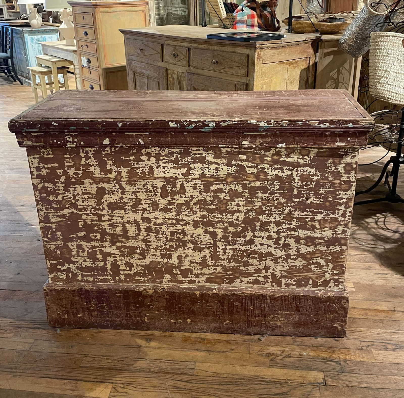 Antique French Merchant's Counter (1 of 3)
