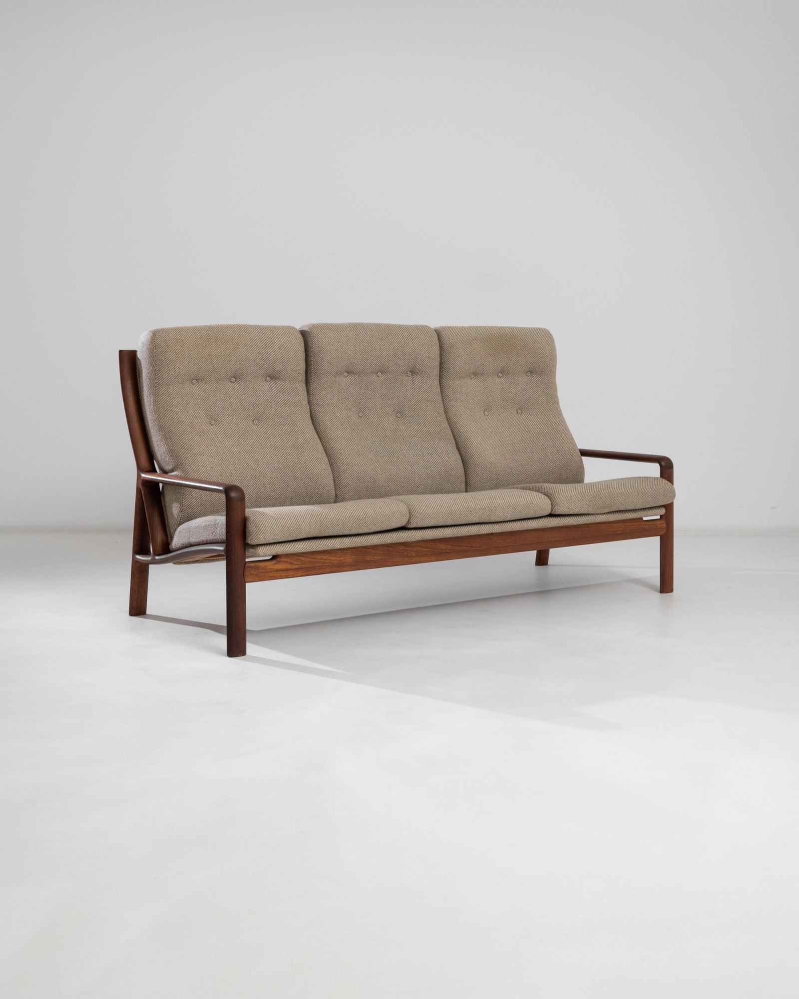 Scandinavian Modern Armless Sofa (1 of 4)