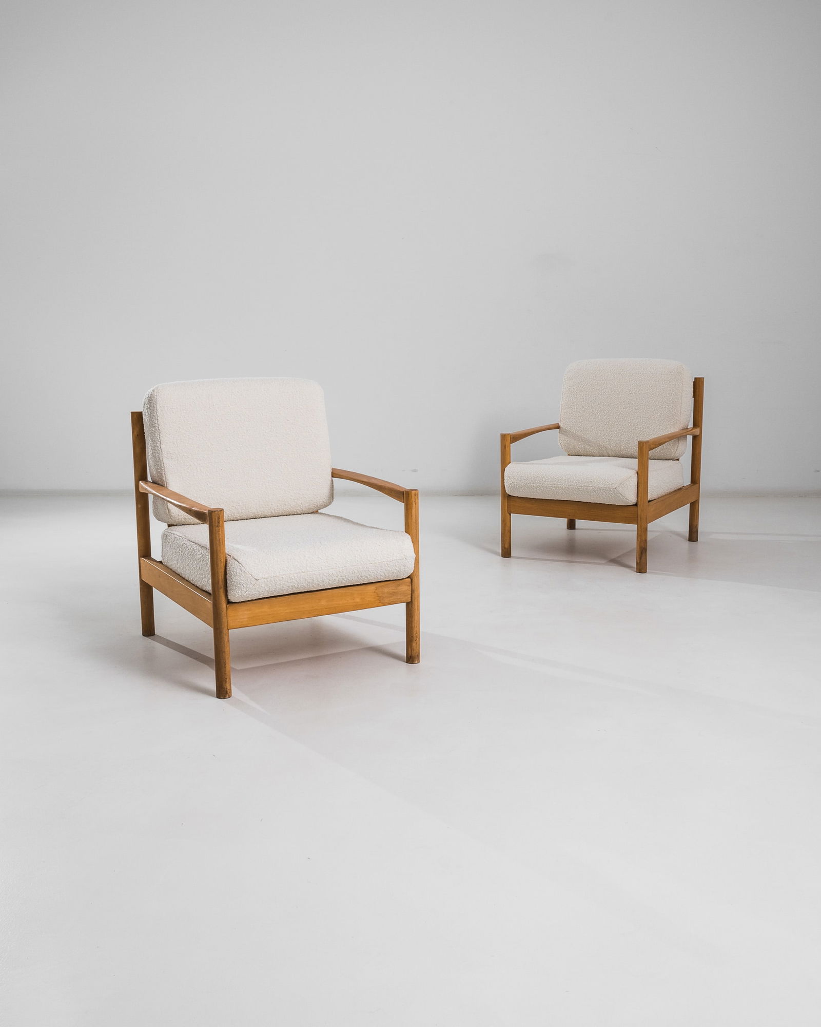 Mid Century Continental Arm Chairs,  Pair (1 of 3)