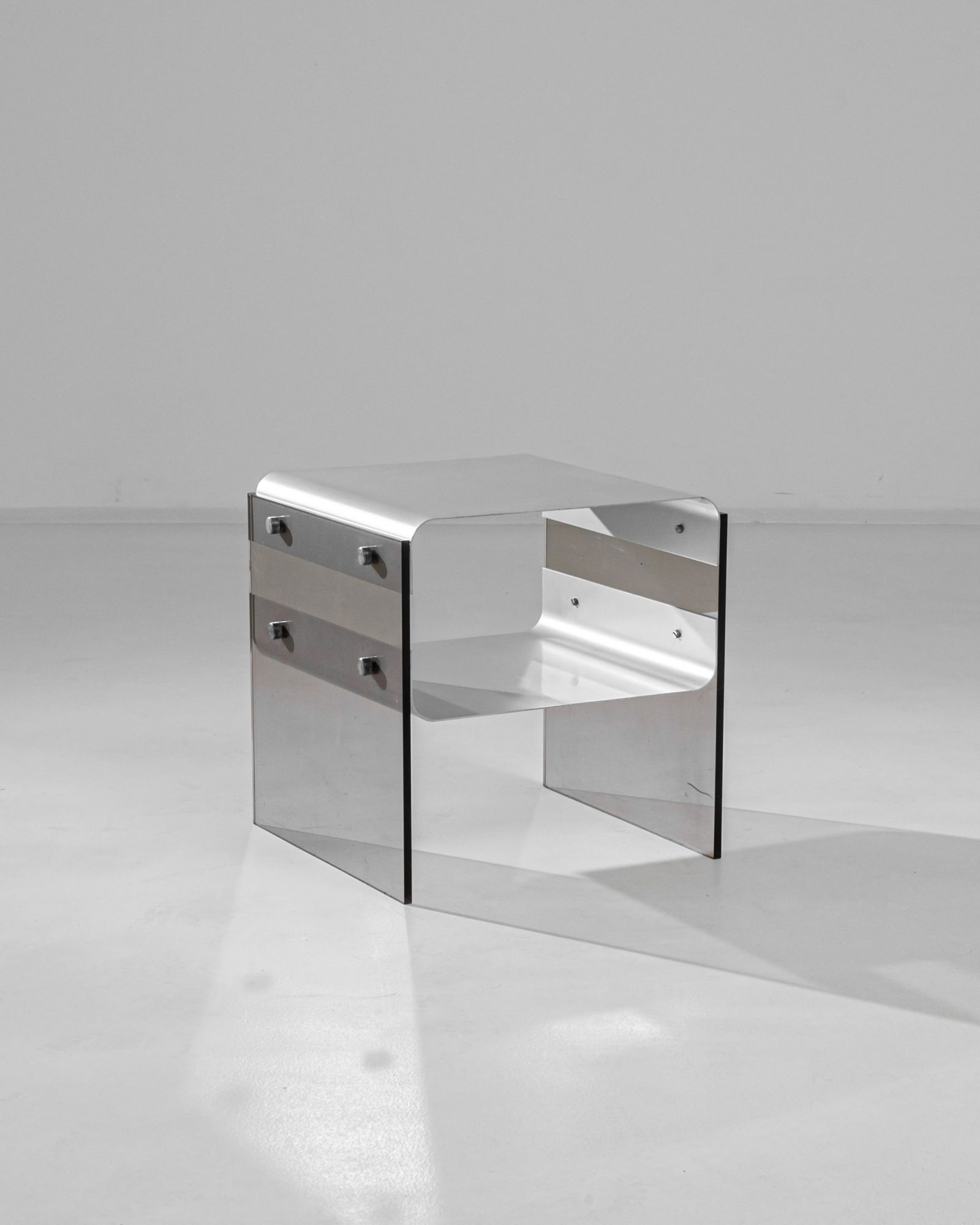 Modernist Lucite Side Table, France (1 of 3)