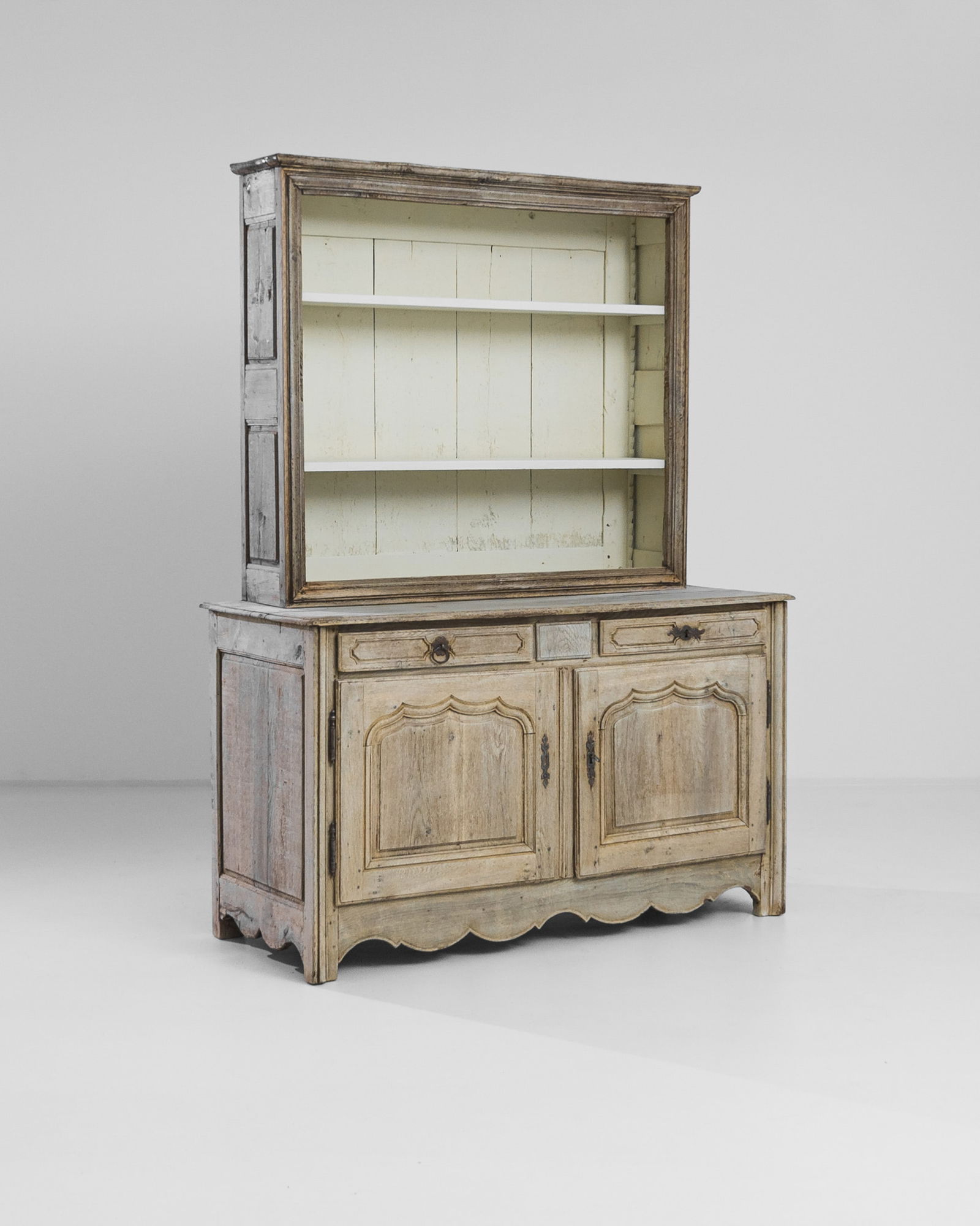 Antique French Step back Cupboard (1 of 5)