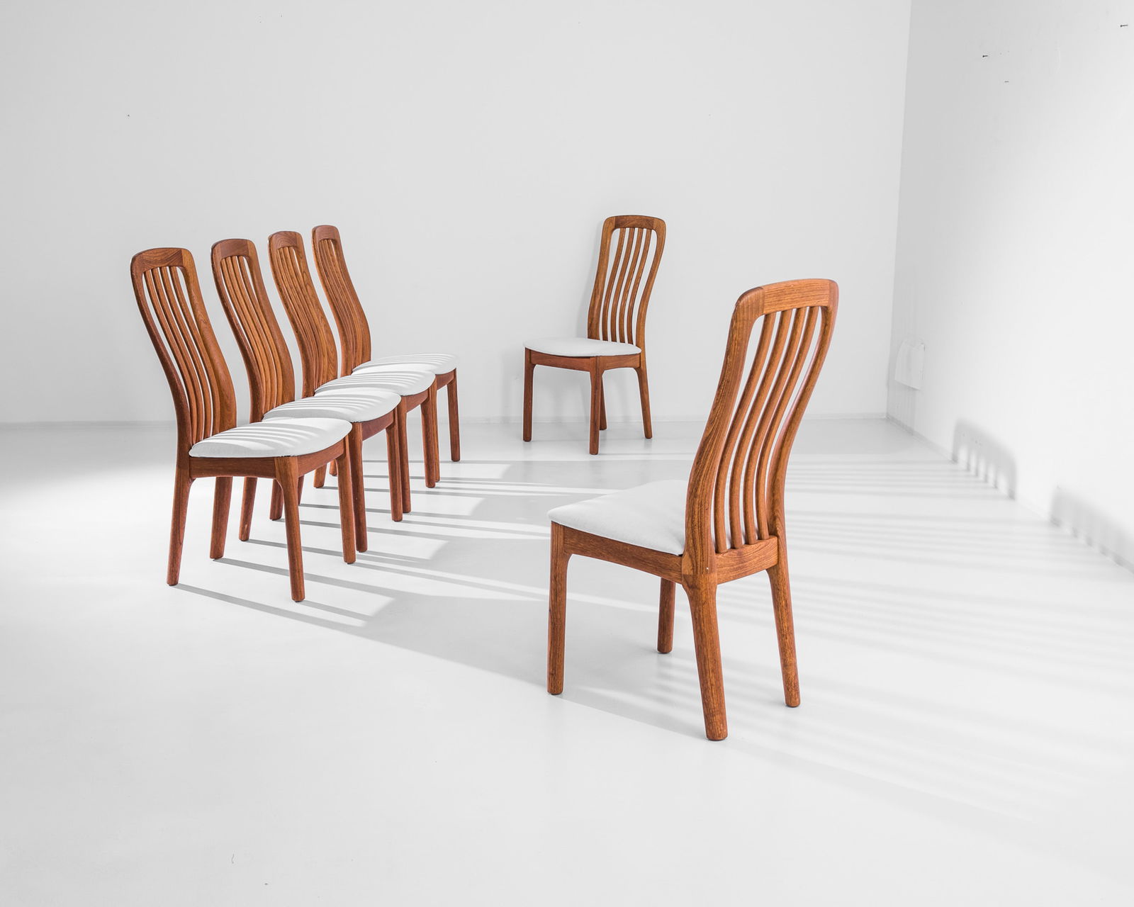 6 Danish Modern Upholstered Dining Chairs (1 of 4)