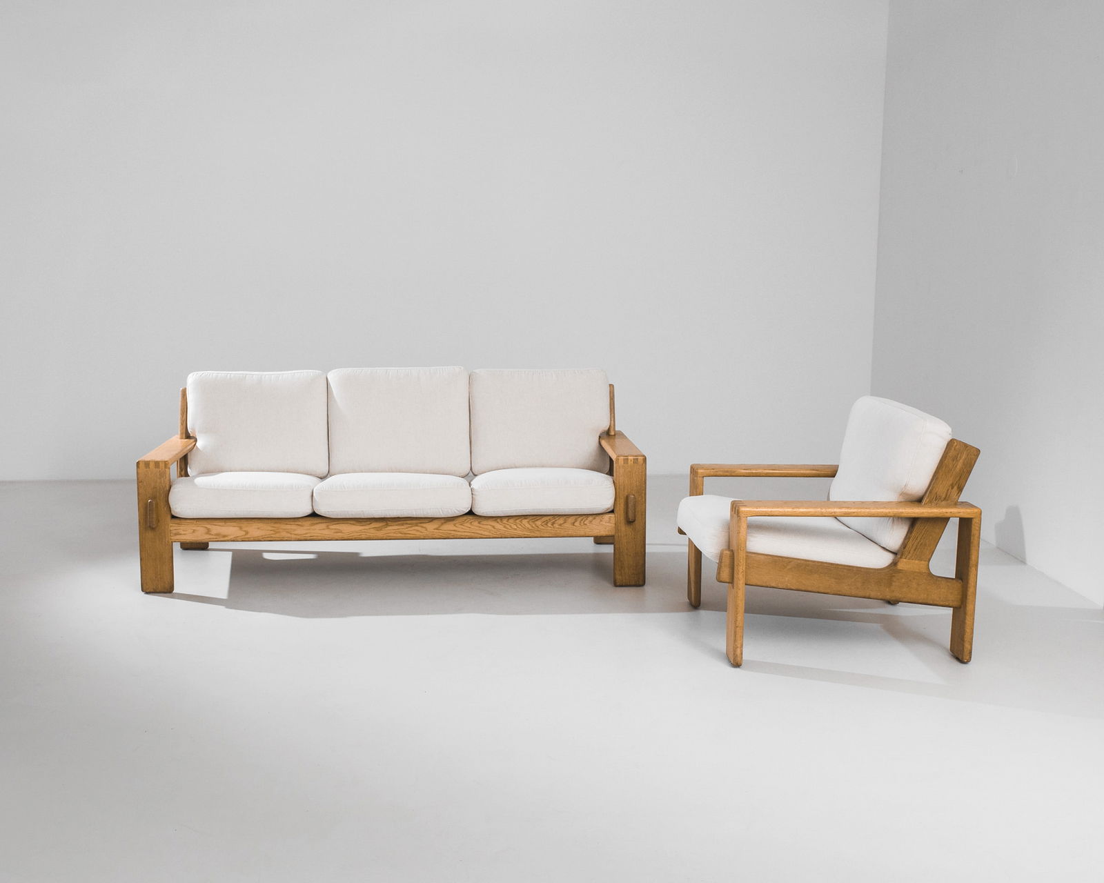 Scandinavian Modern Sofa & Chair (1 of 5)
