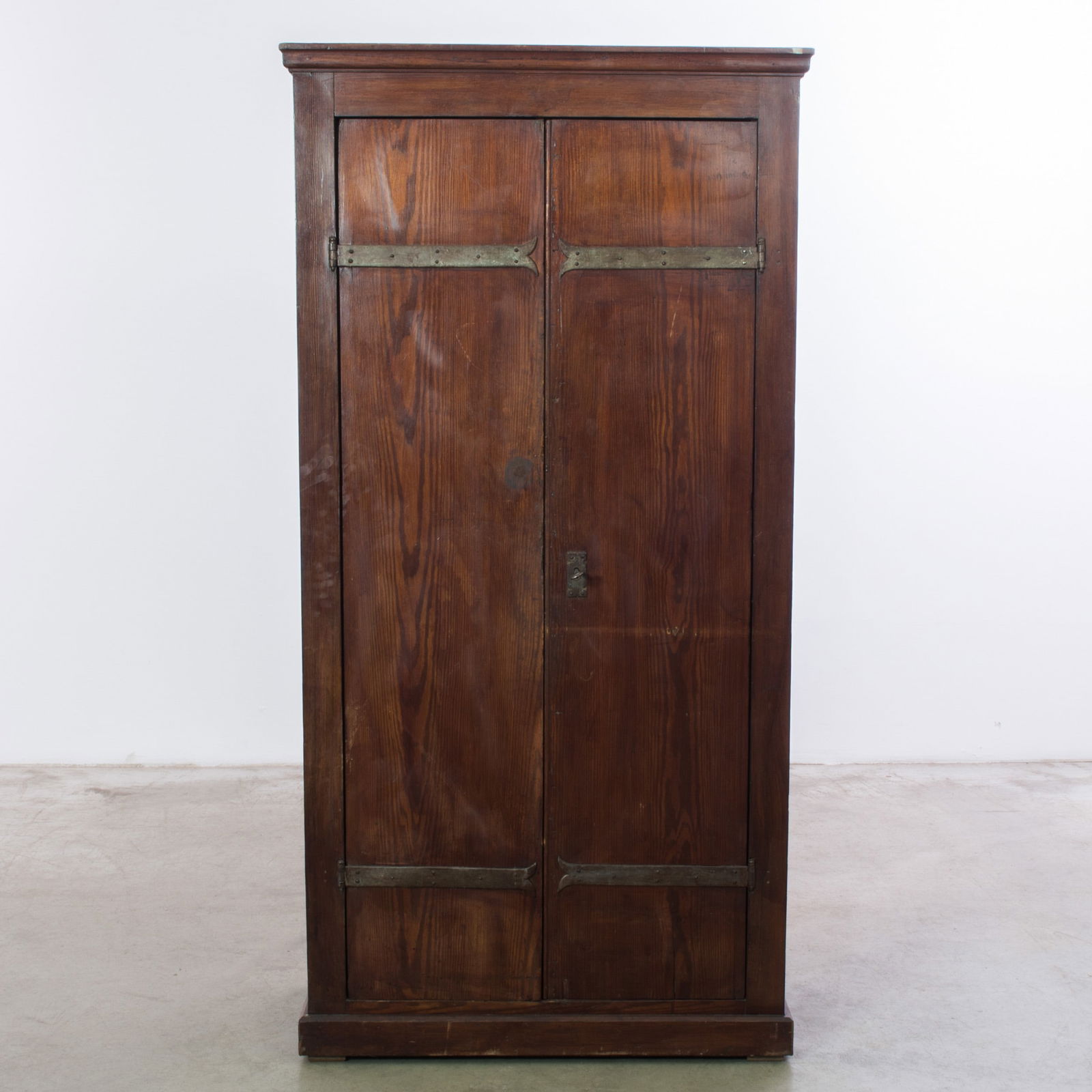 French Wardrobe, Gothic Revival Strap Hinges (1 of 8)