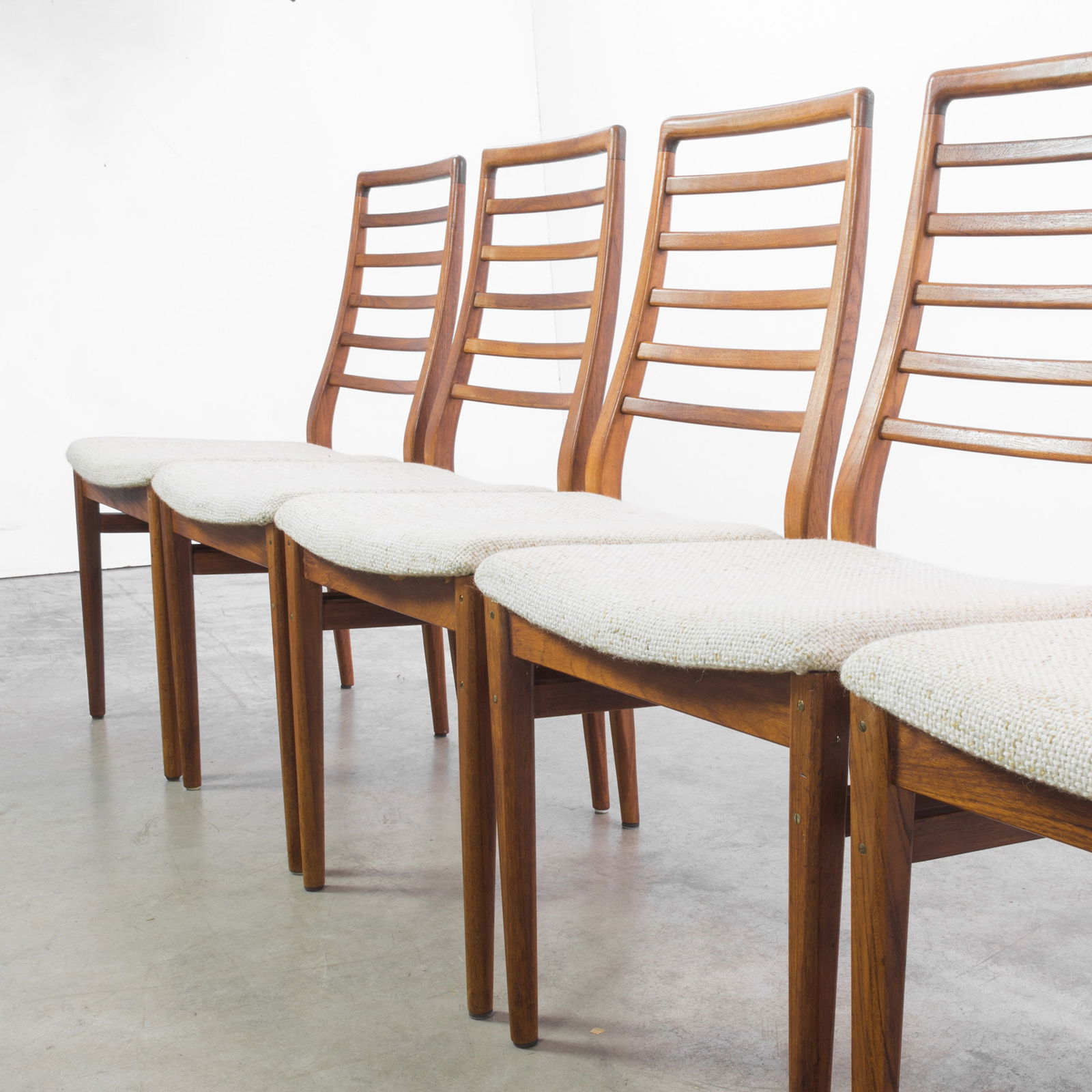 Danish Modern Dining Chairs, Set of 5 (1 of 8)