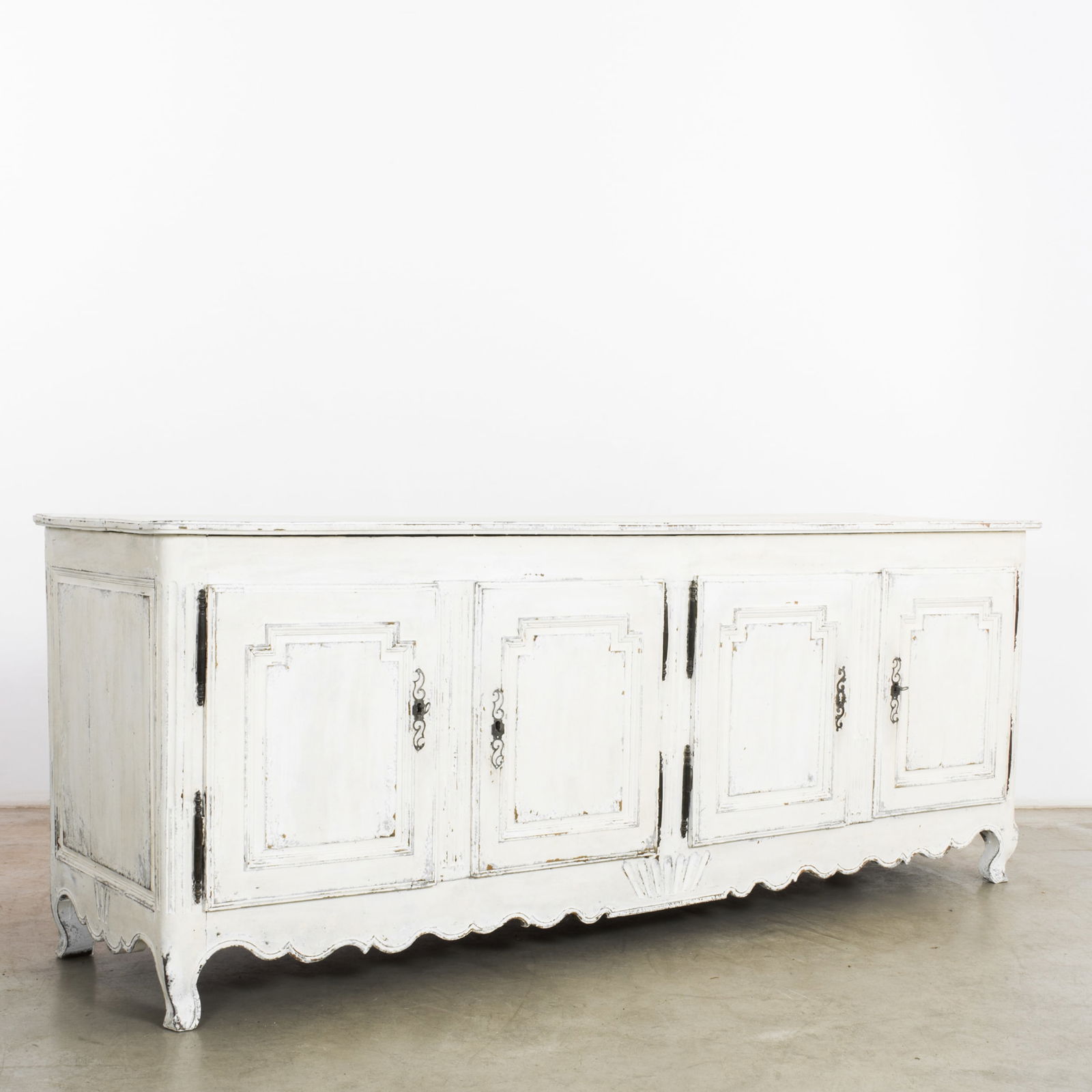 Antique French Sideboard, Limed Finish (1 of 11)
