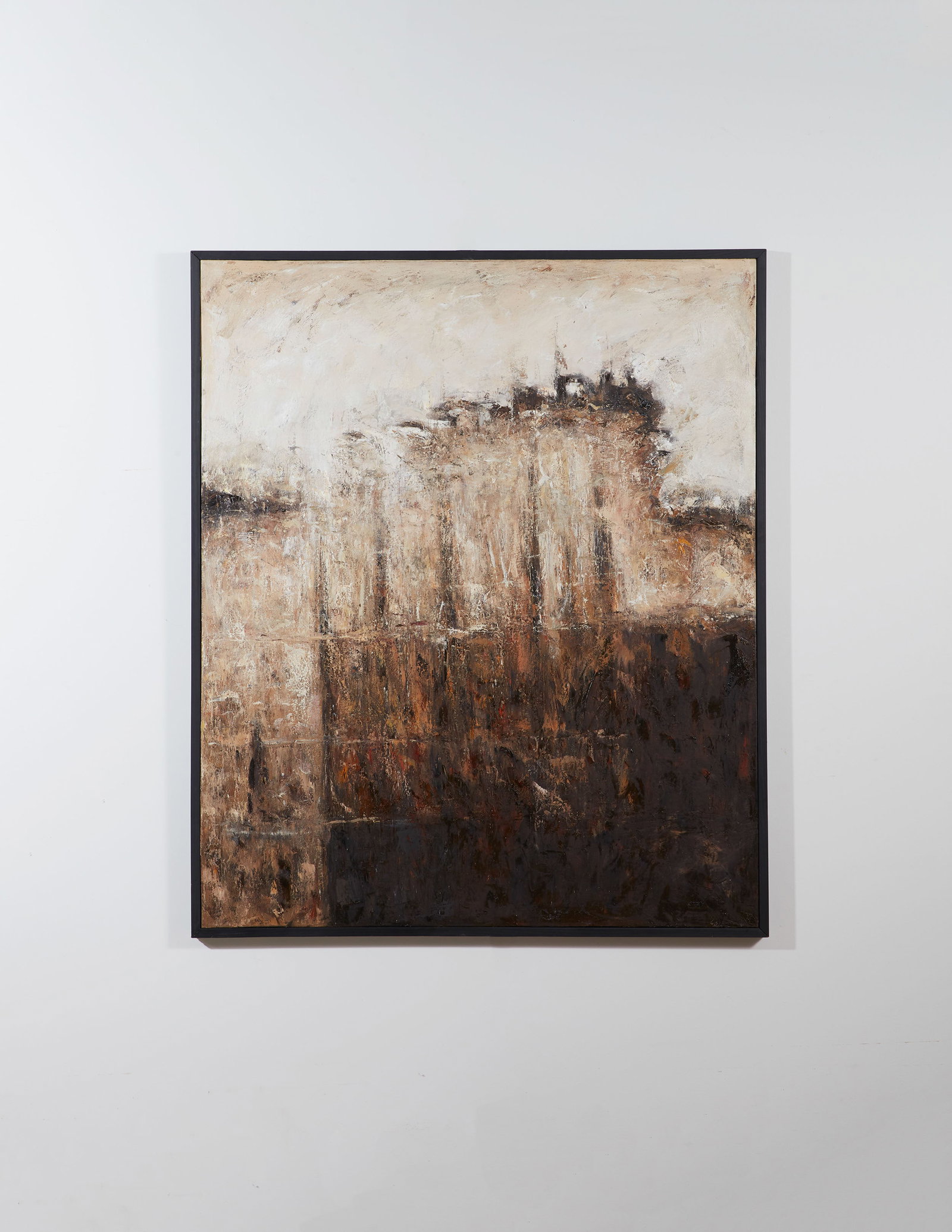 Post Modern Decorative Art Painting, Oil on Canvas: Post Modern Decorative Art, Oil on Canvas. Dimensions: H 58.50" x W 48.75" x D 1.50" Origin: Vietnam** Please Note: All items are located in High Point, NC. Please read Terms and Condition before bidd