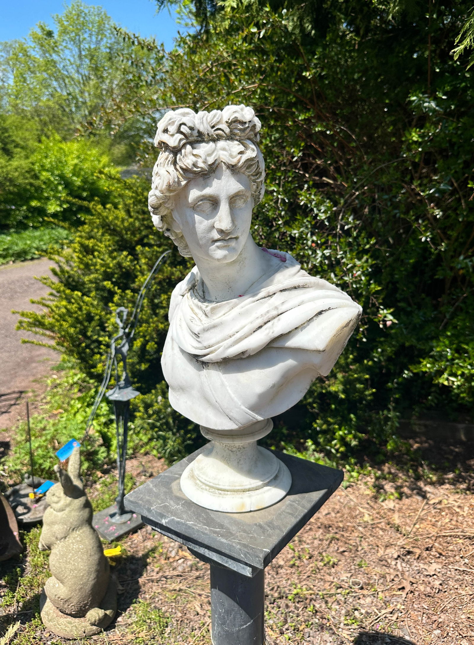 Neoclassical Roman Bust, Marble (1 of 7)