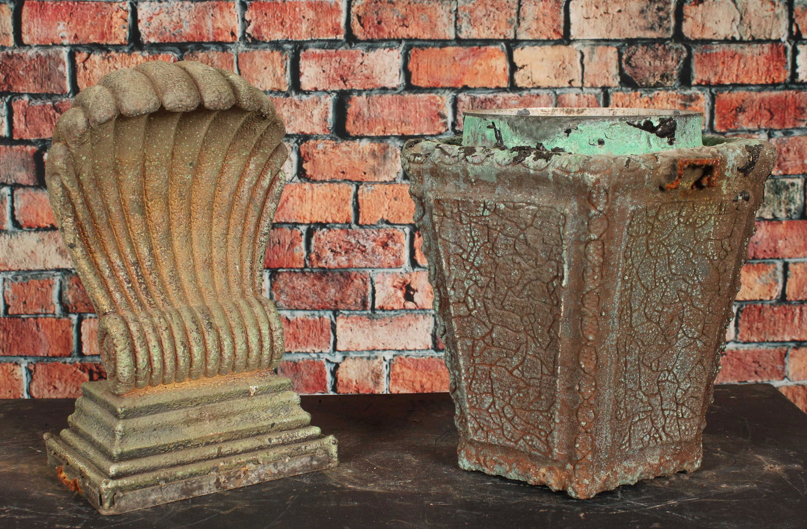 Salvaged Industrial Molds, Garden Features (1 of 9)