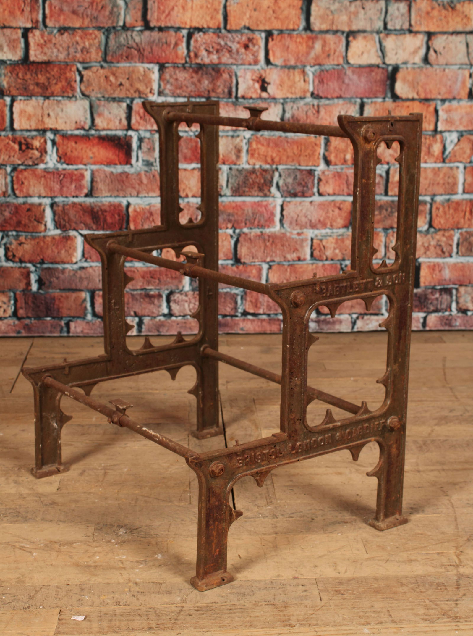 3 Tier Gothic Cast Iron Plant Stand (1 of 5)
