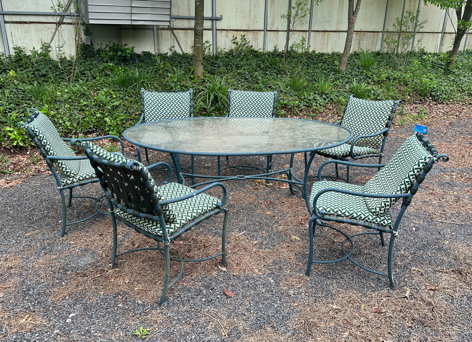 Brown Jordan 7 Piece Suite, Patio Table & Chairs (1 of 6)