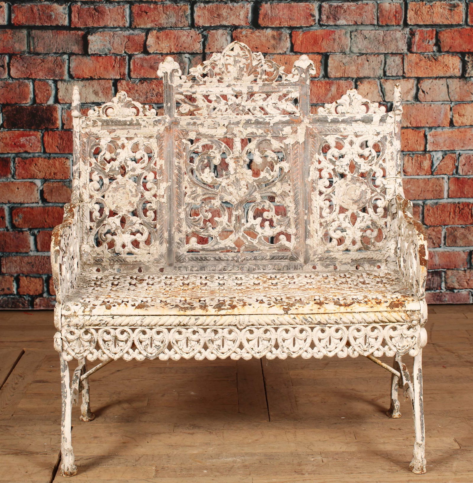 Labeled Peter Timmes Garden Bench (1 of 11)