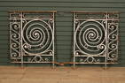 Pair Wrought Iron Balcony Panels