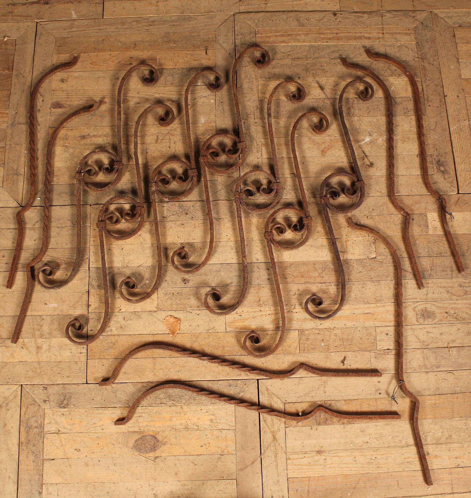 7 Wrought Iron S-Hooks, 7 Shepherd Hooks (1 of 5)