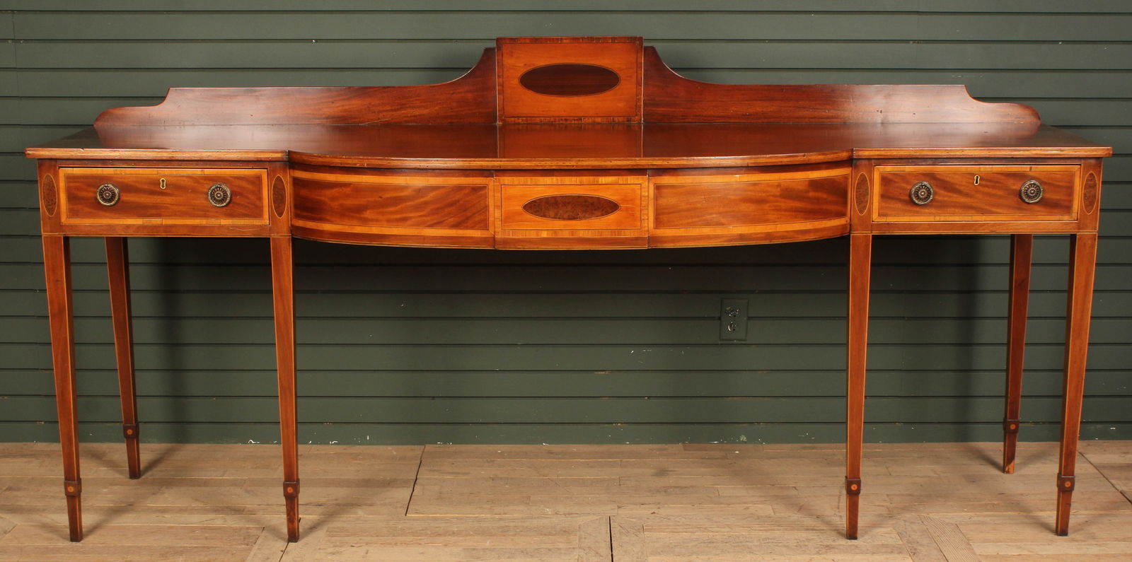 18th C English Inlaid Sideboard (1 of 13)