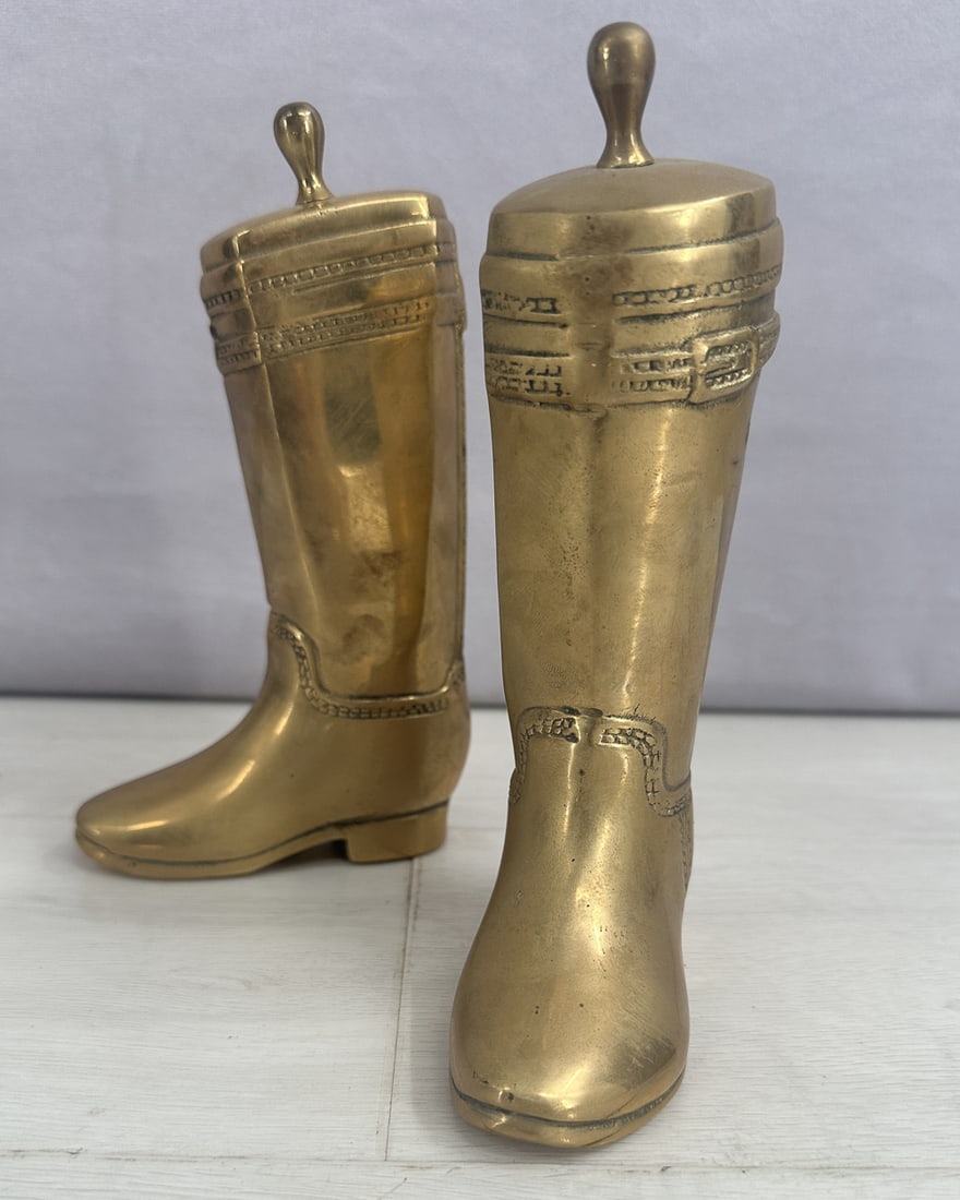 Brass Boot Bookends, Riding Boots (1 of 8)