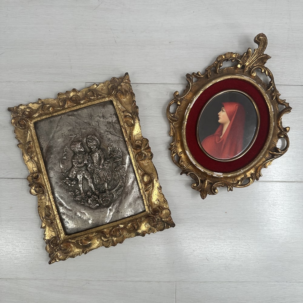 Two Gilt Framed Art Work Pieces (1 of 8)