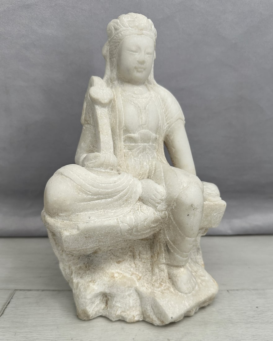 Carved Marble Buddha (1 of 9)