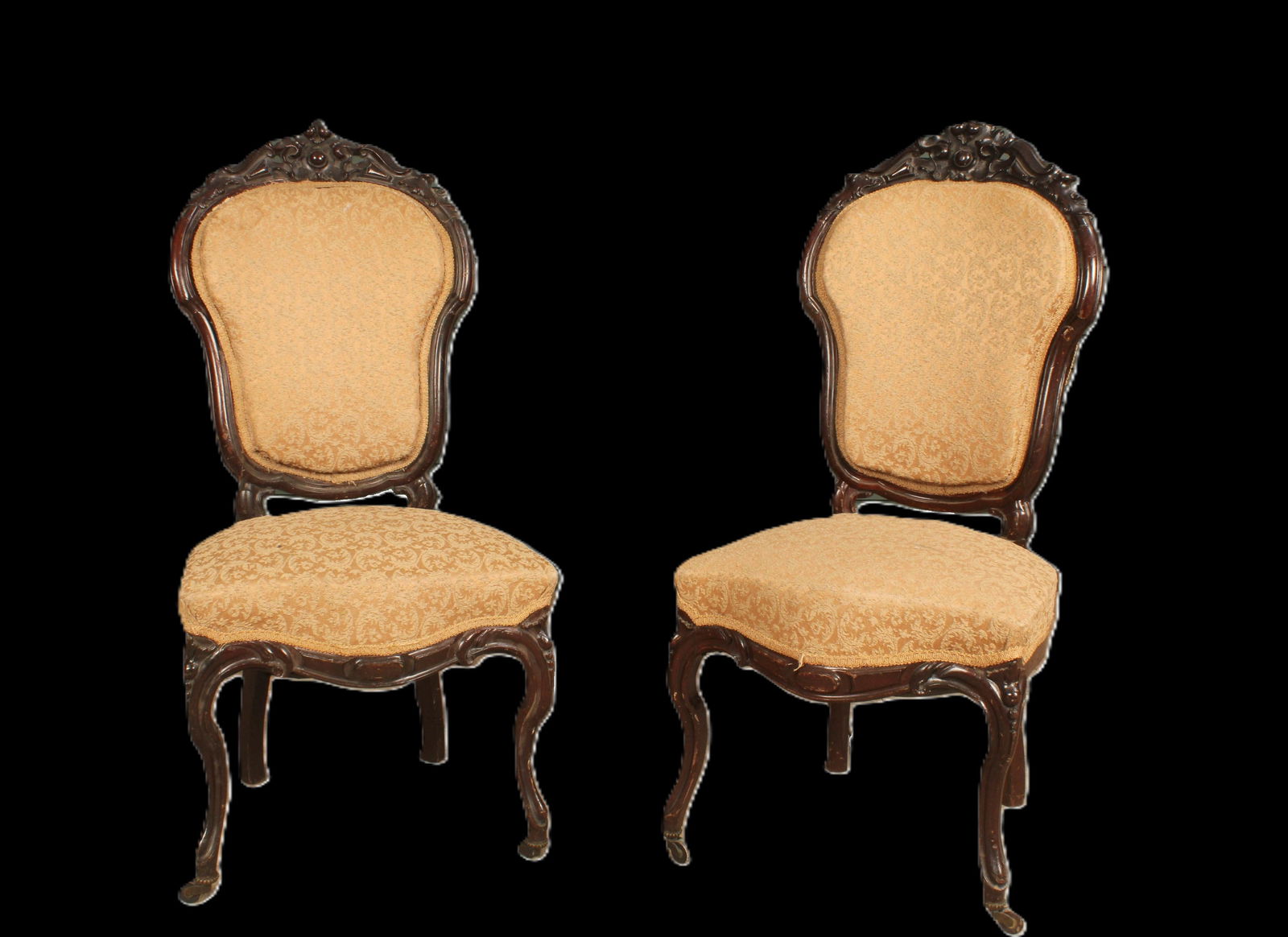 Victorian Upholstered Parlor Chairs (1 of 8)