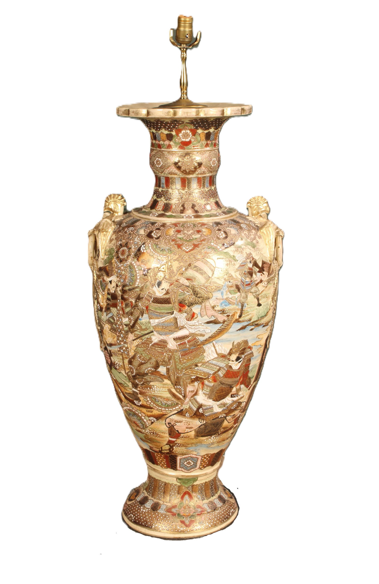 Large Satsuma Urn Floor Lamp (1 of 16)