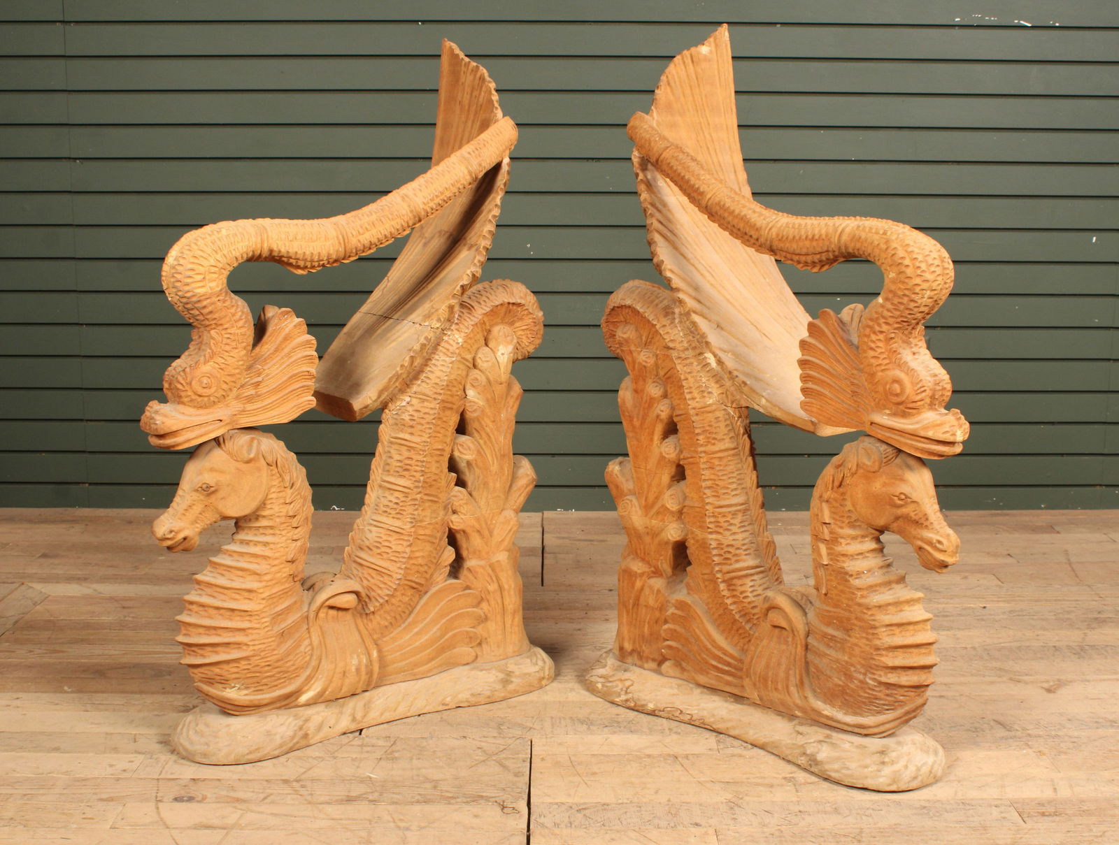 Seahorse & Shell Grotto Chair, Salvaged (1 of 9)