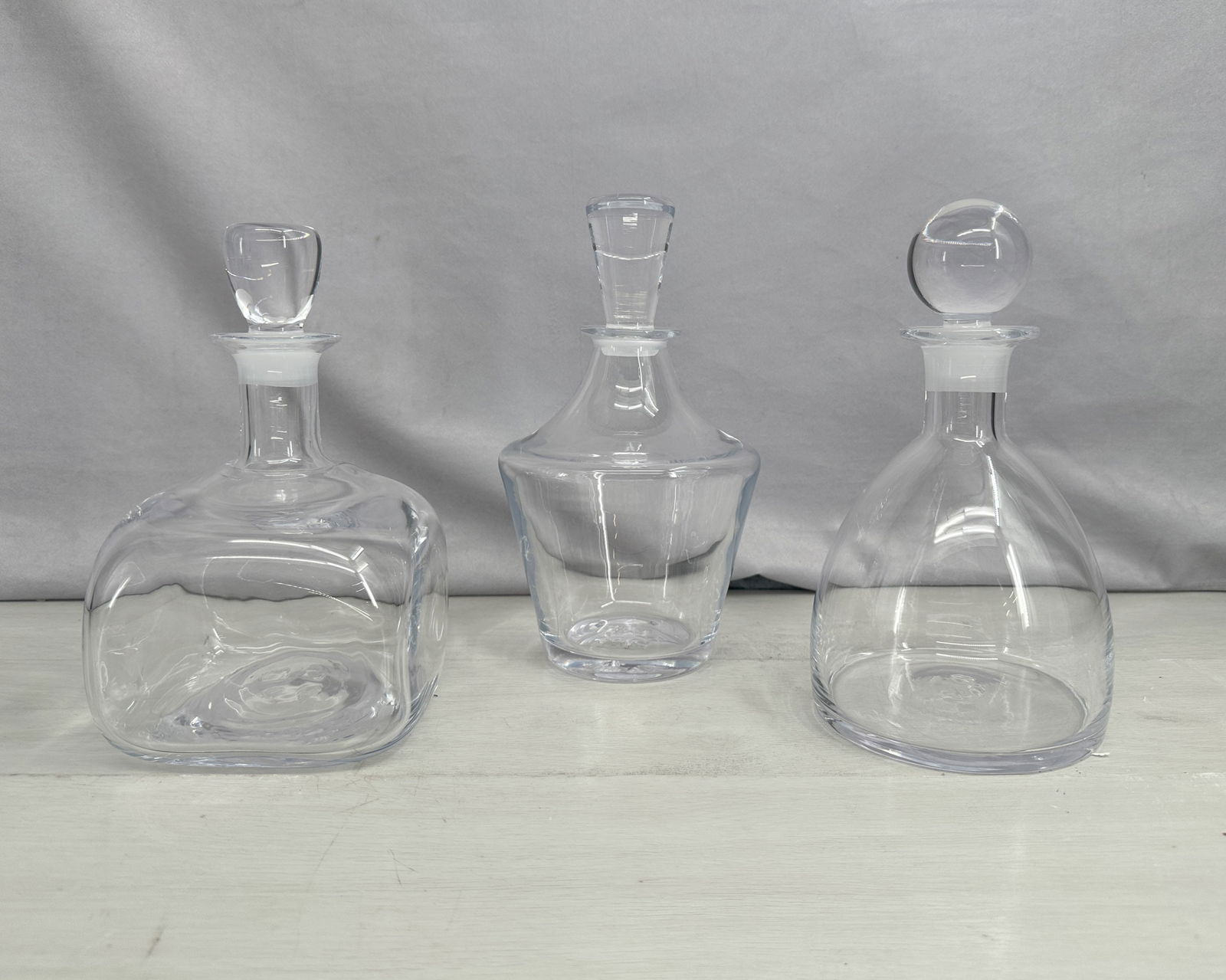 3 PC Simon Pearce Decanters (1 of 7)
