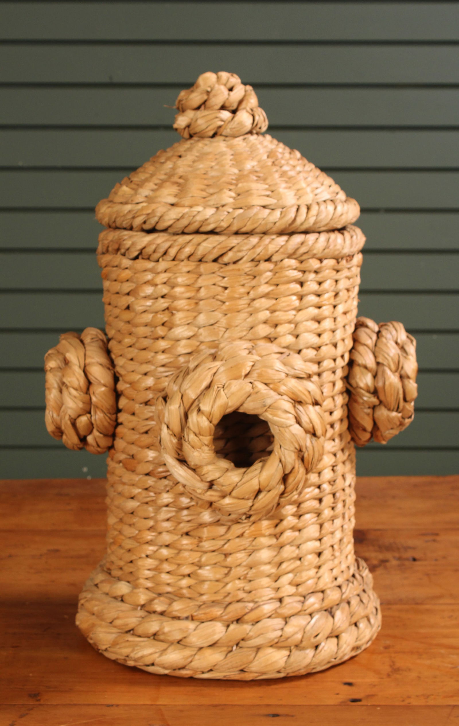 Seagrass Basketry Hydrant Form Hamper (1 of 4)